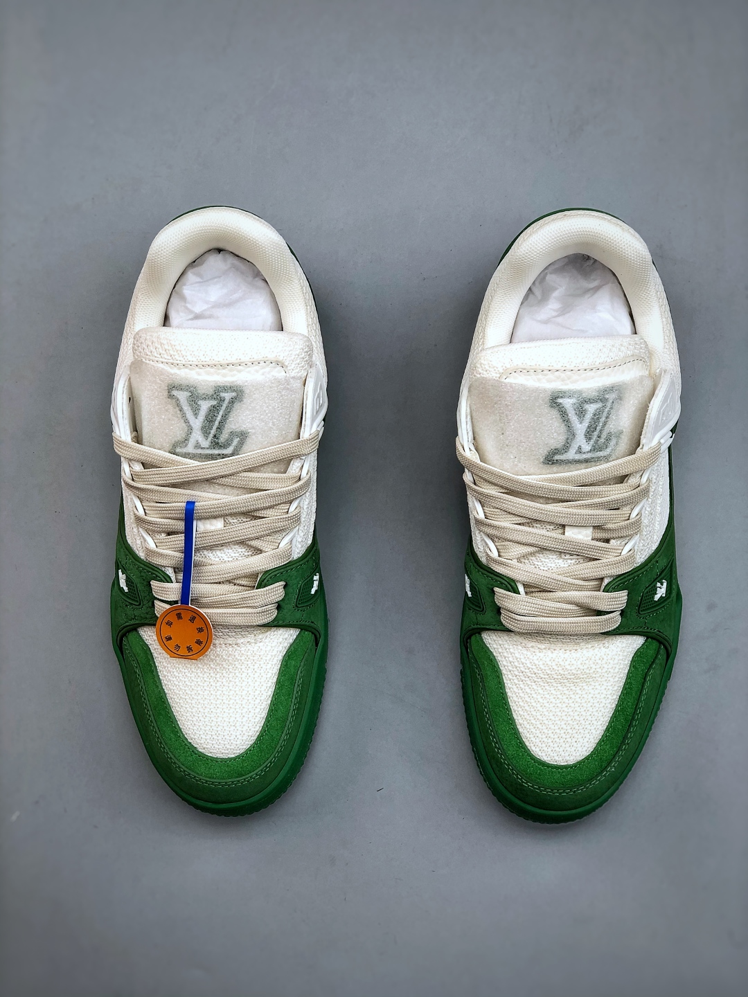 Louis Vuitton Trainer 2.0 Sneaker Low Green/White Leather, Size 39-45 6 cmp i1748974249101 6187 0 4