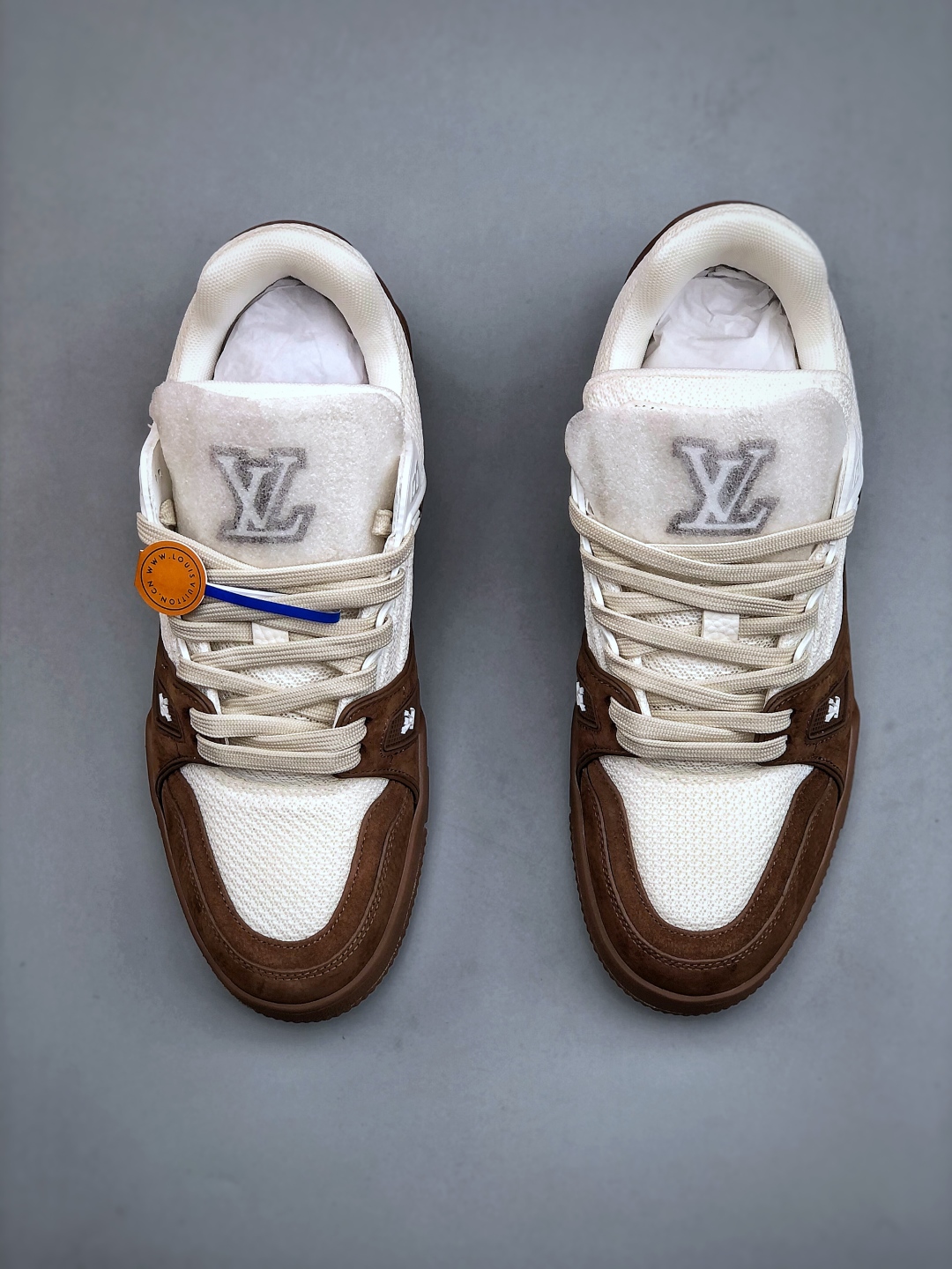 Louis Vuitton Trainer 2.0 Brown/White Sneaker - Low Top, Retro Style, Size 39-45 6 cmp i1748974279036 7144 0 4