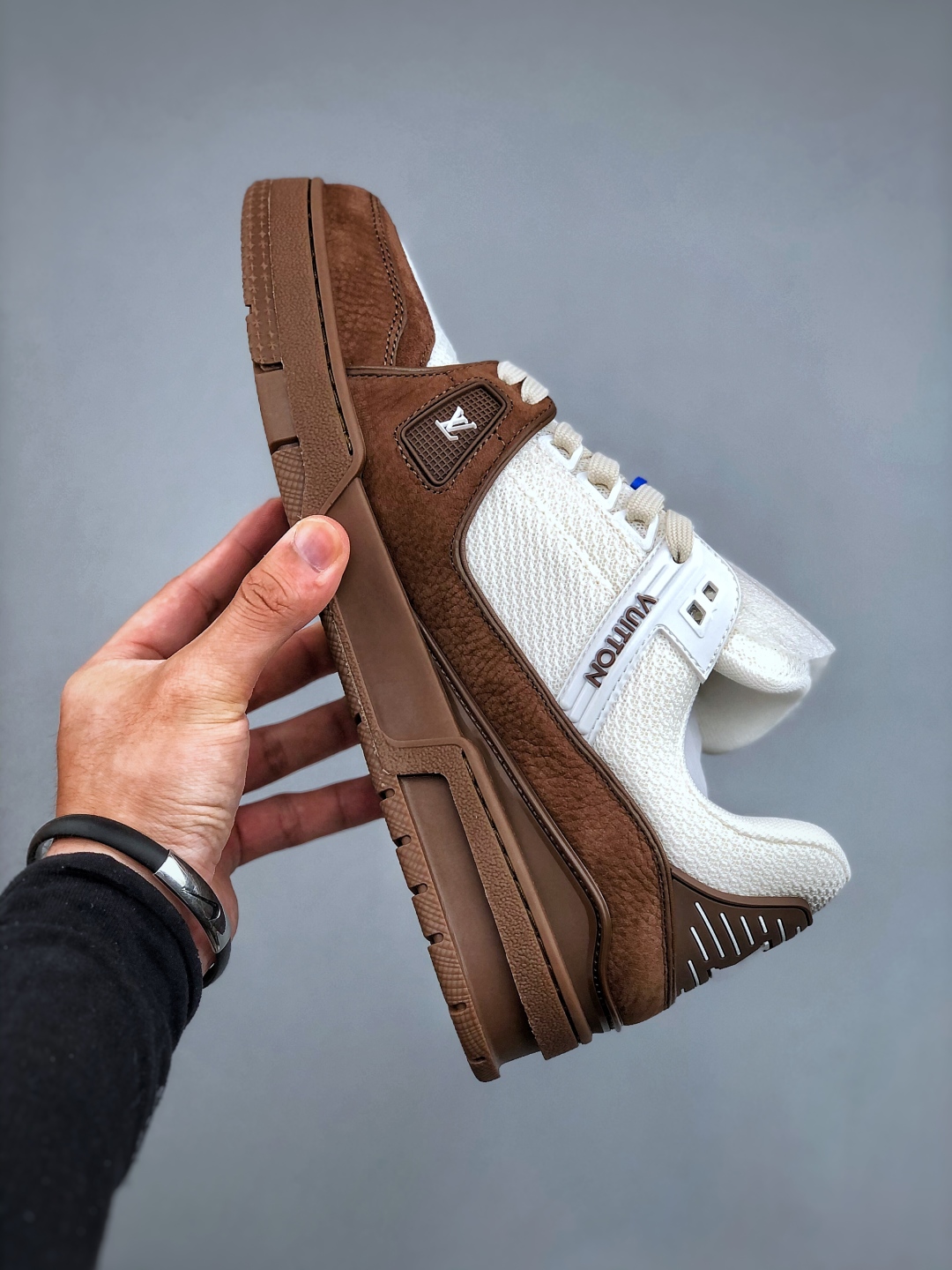 Louis Vuitton Trainer 2.0 Brown/White Sneaker - Low Top, Retro Style, Size 39-45 3 cmp i1748974281091 4042 0 1