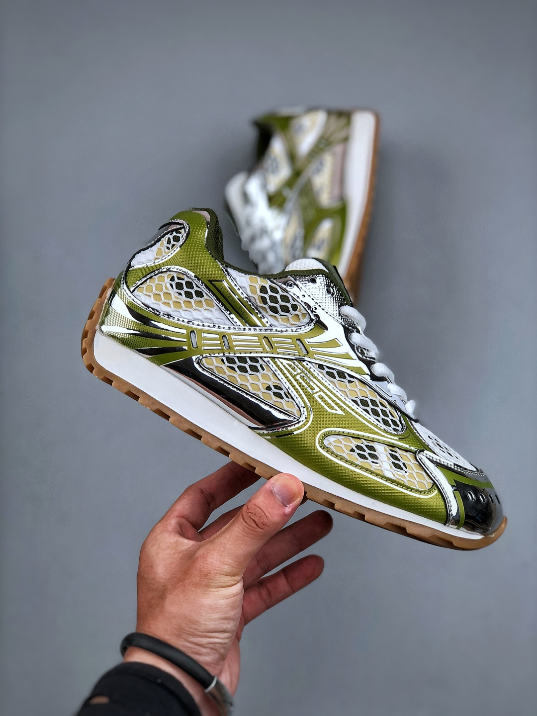 意大利奢侈品牌-宝缇嘉/葆蝶家-Bottega Veneta Orbit Lace-up Runner BV葆蝶家时尚休闲王一博同款老爹鞋运动鞋-Chinese UA Cheap High Quatity Brand Clothes Bags handbags Sneakers wholesale wholesaler seller from China Factory suppliers Fashion Clothing Shoes best Quality Beautiful Price 意大利奢侈品牌-宝缇嘉/葆蝶家-Bottega Veneta Orbit Lace-up Runner BV葆蝶家时尚休闲王一博同款老爹鞋运动鞋