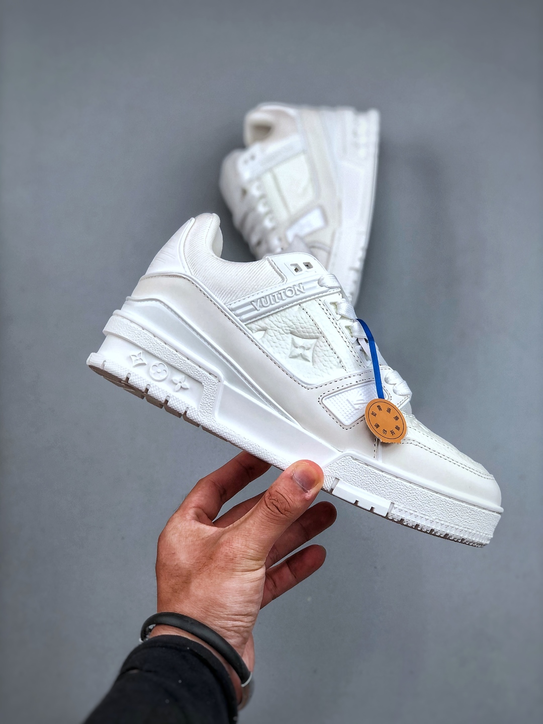 Tyler x Louis Vuitt路易威登 LV Trainer 联名款 低帮休闲板鞋 质感媲美原版 细节与原版一致