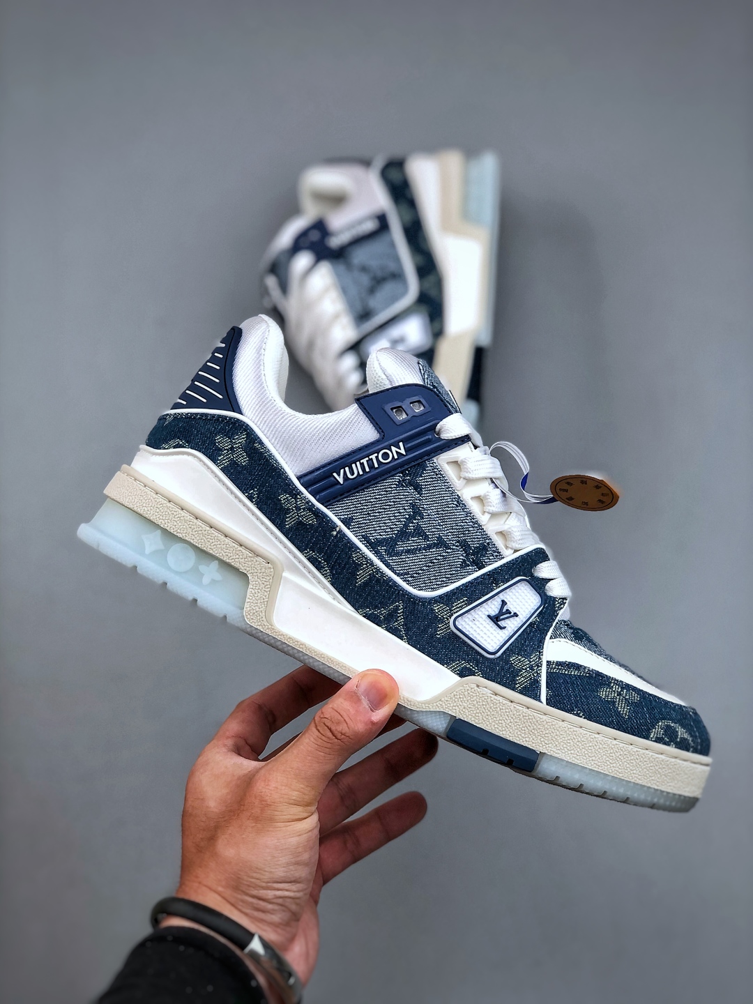 Louis Vuitton Trainer 2.0 Denim Monogram Low Sneakers, Retro Style 4 cmp i1749934404783 9470 0 2