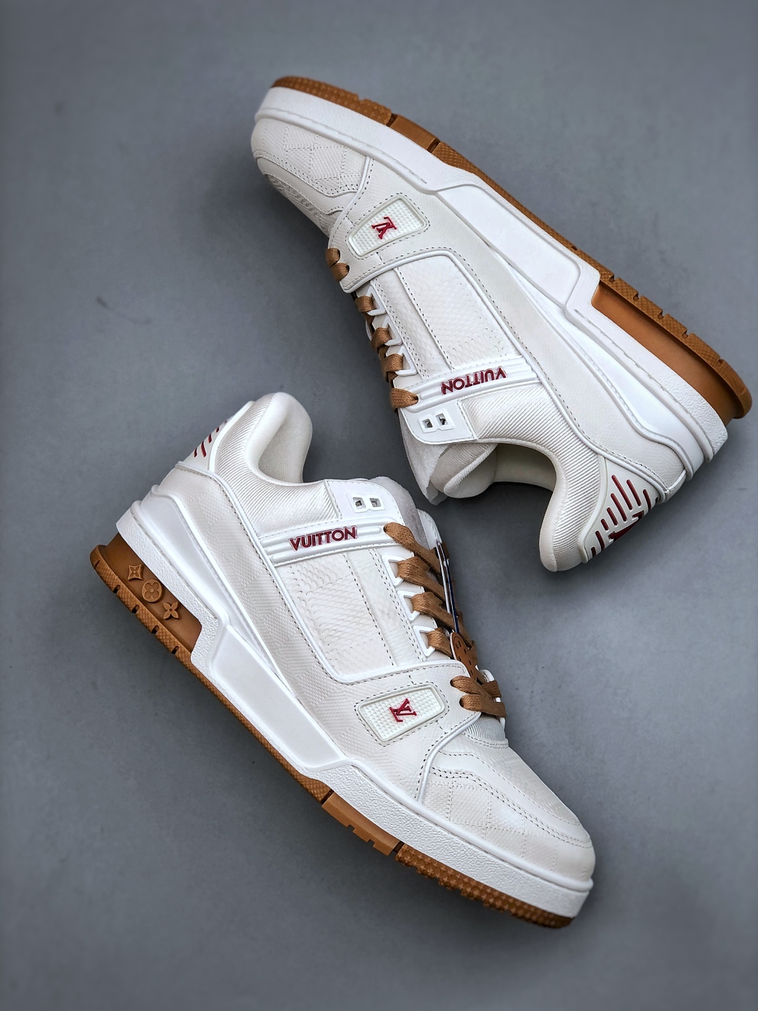 Tyler x Louis Vuitt路易威登 LV Trainer 联名款 休闲板鞋 海淘代购同渠道品ZP级全套包装 完美楦型 正确卡色