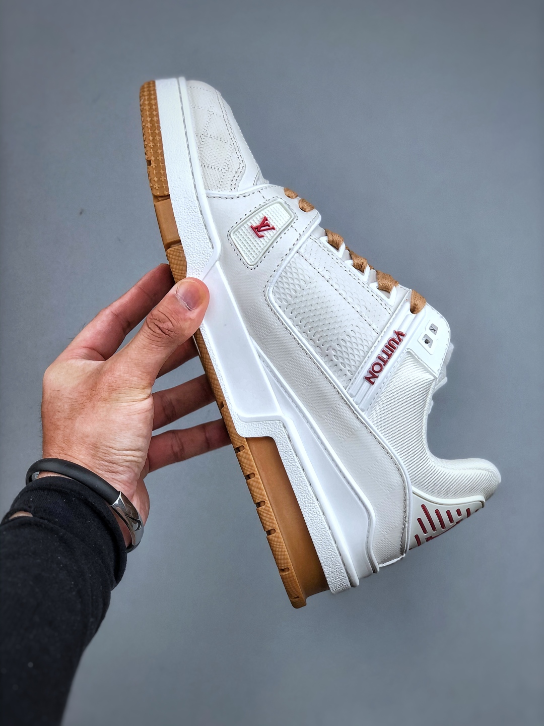 Tyler x Louis Vuitt路易威登 LV Trainer 联名款 休闲板鞋 海淘代购同渠道品ZP级全套包装 完美楦型 正确卡色