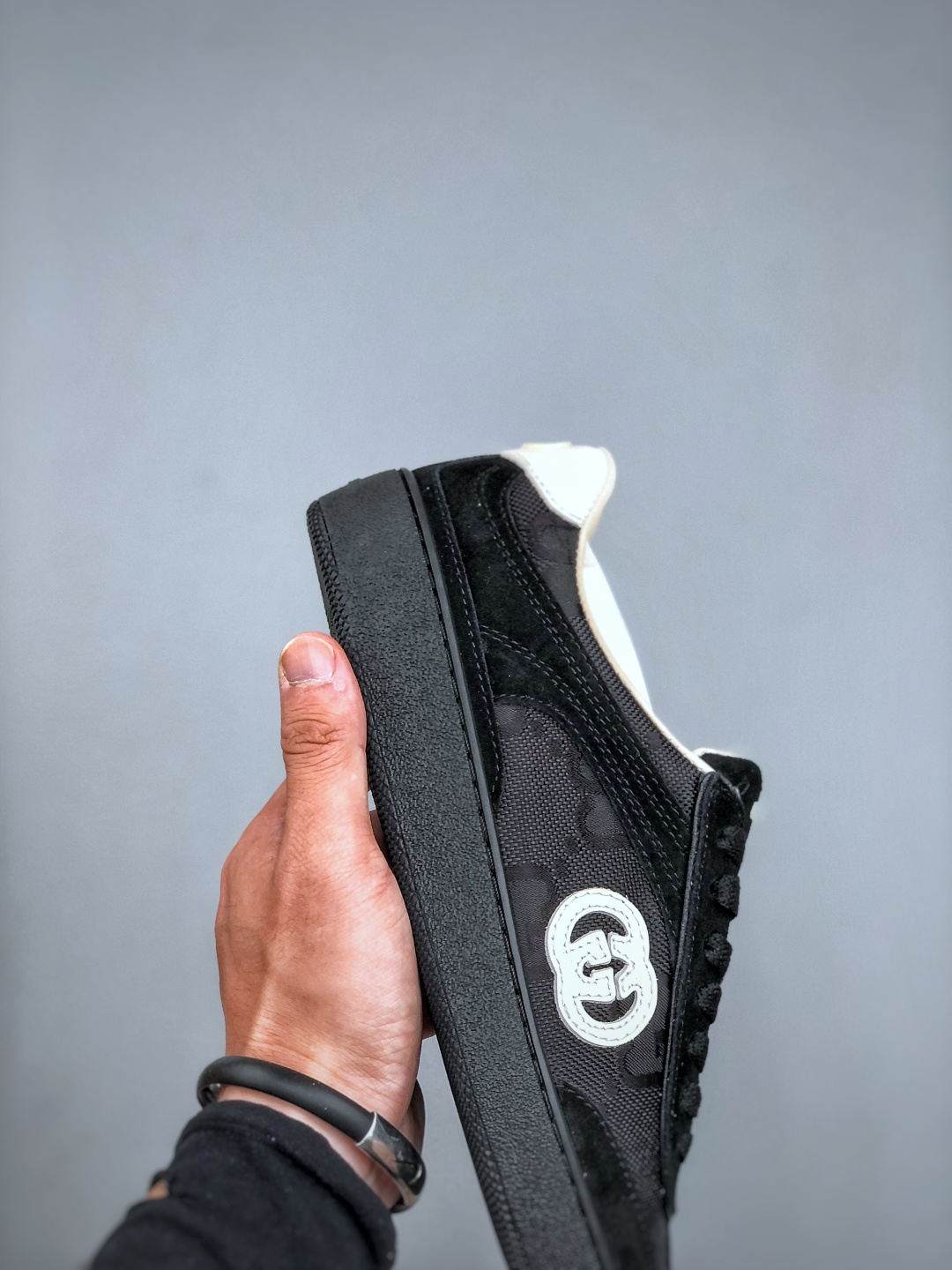 Gucci Interlocking G Suede Sneaker G74系列低帮复古百搭休闲运动板鞋