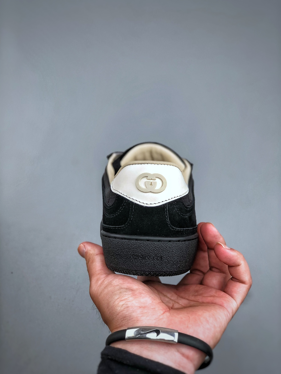 Gucci Interlocking G Suede Sneaker G74系列低帮复古百搭休闲运动板鞋