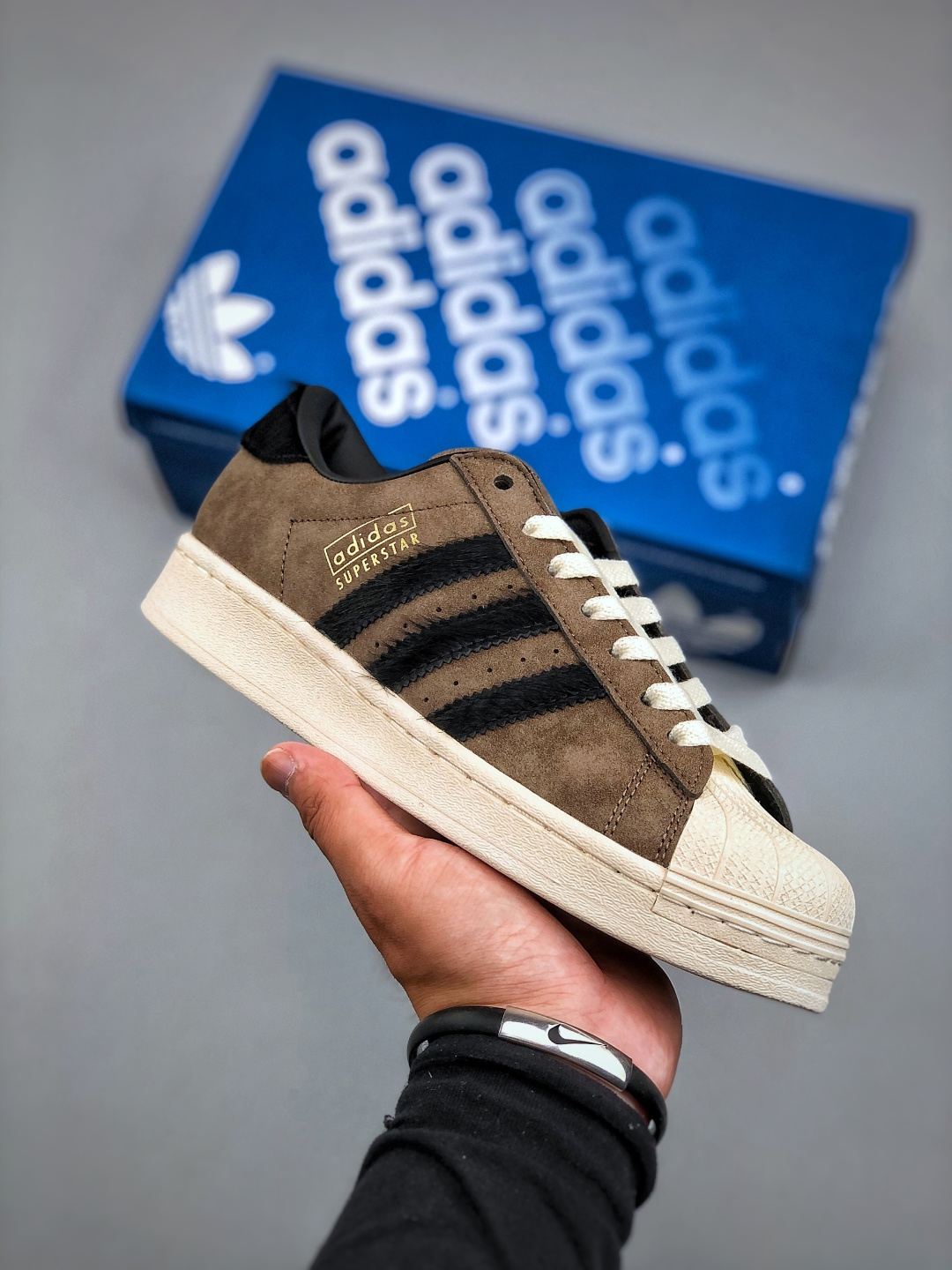 Adidas Originals Superstar OG Vintage"Black White"经典贝壳头古着系列低帮百搭休闲运动板鞋“皮革黑米白复古版”JI0319 2⁄3 371⁄3 38 382⁄3 391⁄3 40 402⁄3 411⁄3 42 422⁄3 431⁄3 44 45