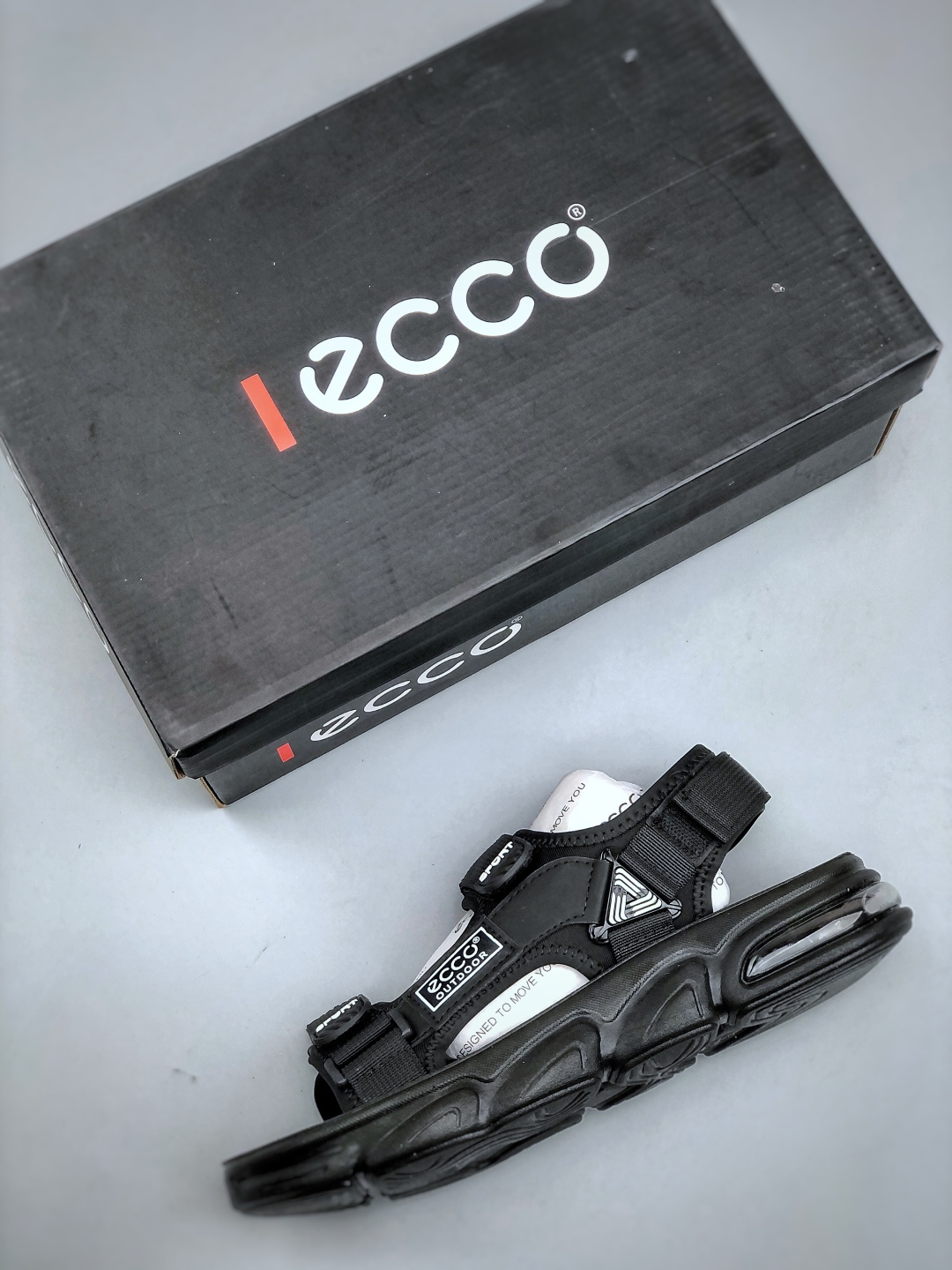 200 ECCO爱步 小红书爆款 新款百搭休闲款 Ecco/爱步男士凉鞋透气轻质系带轻便凉鞋