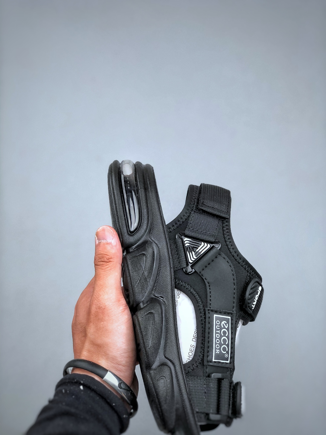 200 ECCO爱步 小红书爆款 新款百搭休闲款 Ecco/爱步男士凉鞋透气轻质系带轻便凉鞋