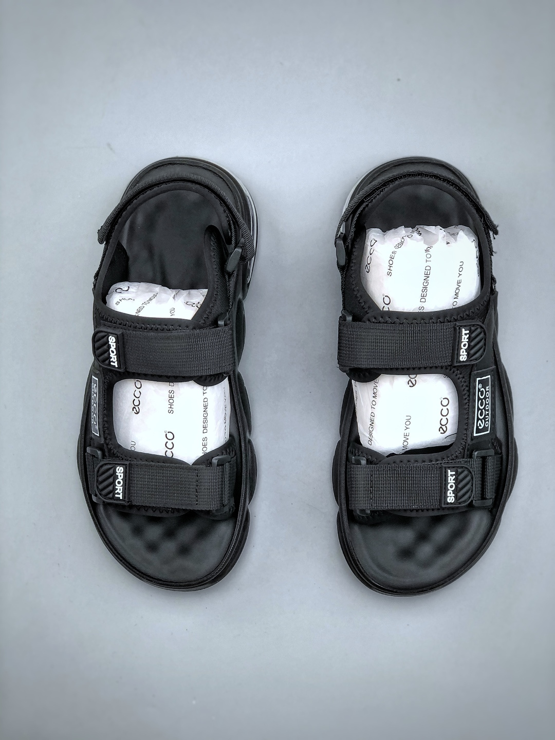 200 ECCO爱步 小红书爆款 新款百搭休闲款 Ecco/爱步男士凉鞋透气轻质系带轻便凉鞋