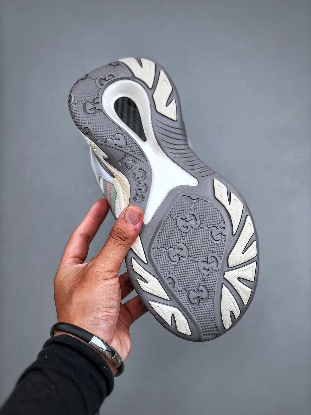 420 GUCCI/古驰 圆头抽绳 高奢百搭休闲男女士运动鞋 明星同款缓震慢跑鞋