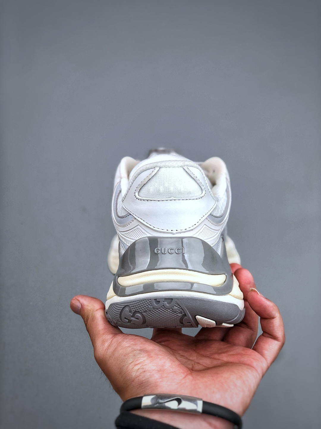 420 GUCCI/古驰 圆头抽绳 高奢百搭休闲男女士运动鞋 明星同款缓震慢跑鞋