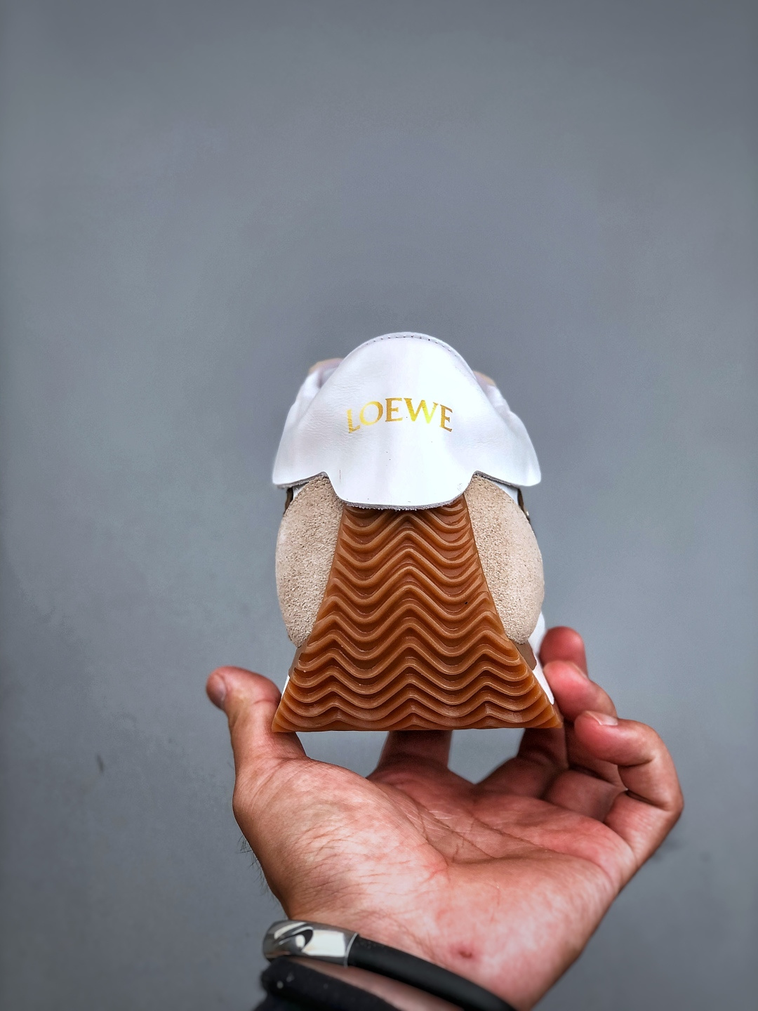 300 LOEWE 罗意威 最新 内增高拼色德训鞋 阿甘鞋 小白鞋