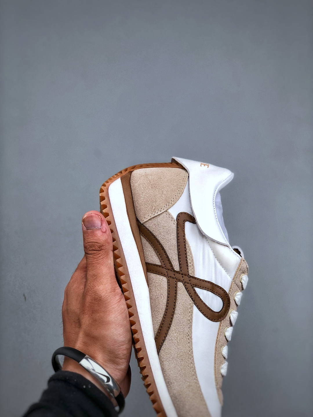 300 LOEWE 罗意威 最新 内增高拼色德训鞋 阿甘鞋 小白鞋