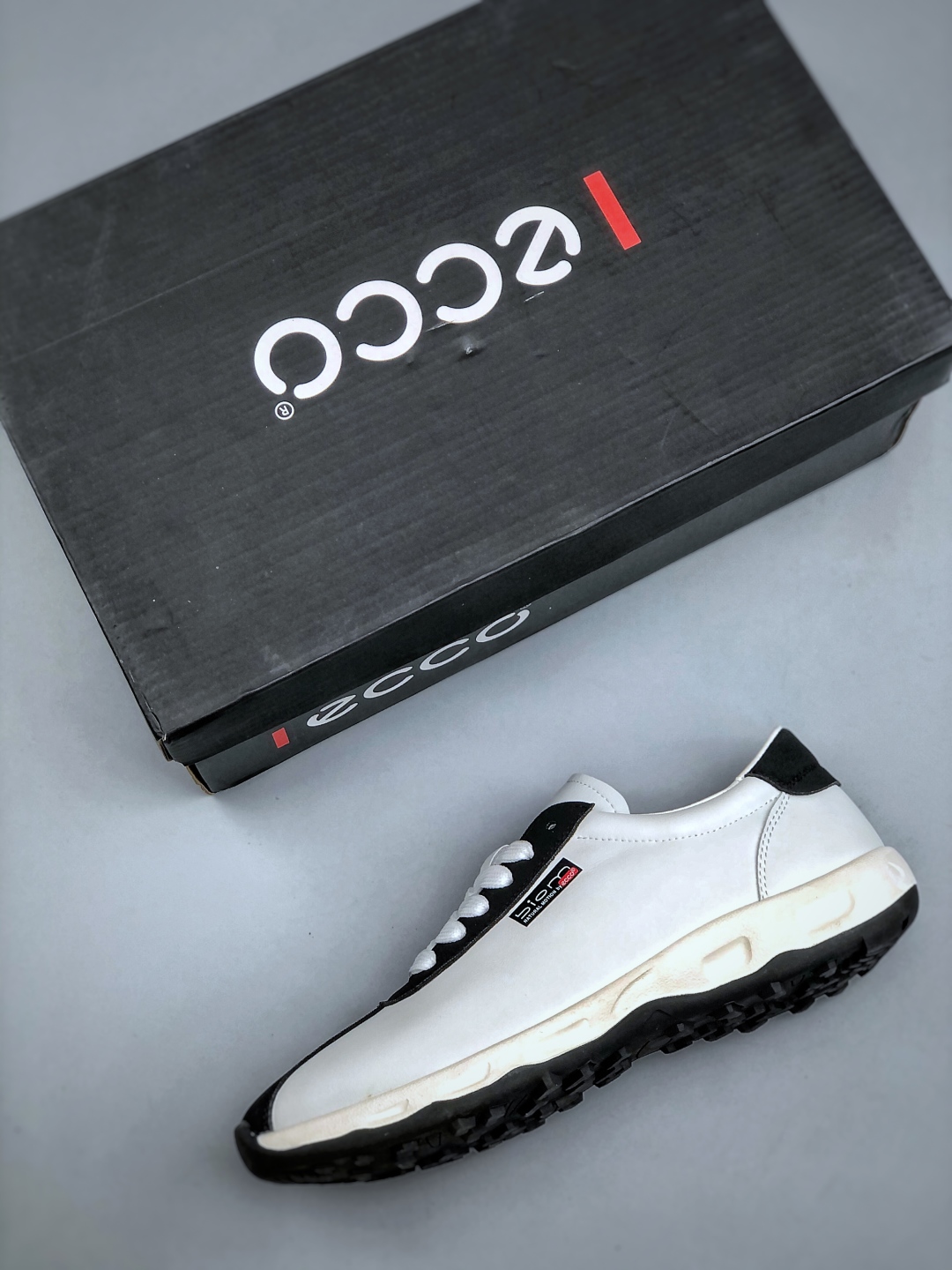 ECCO爱步 小红书爆款 新款百搭休闲款 Ecco/爱步男士跑步鞋休闲鞋透气轻质系带轻便运动鞋