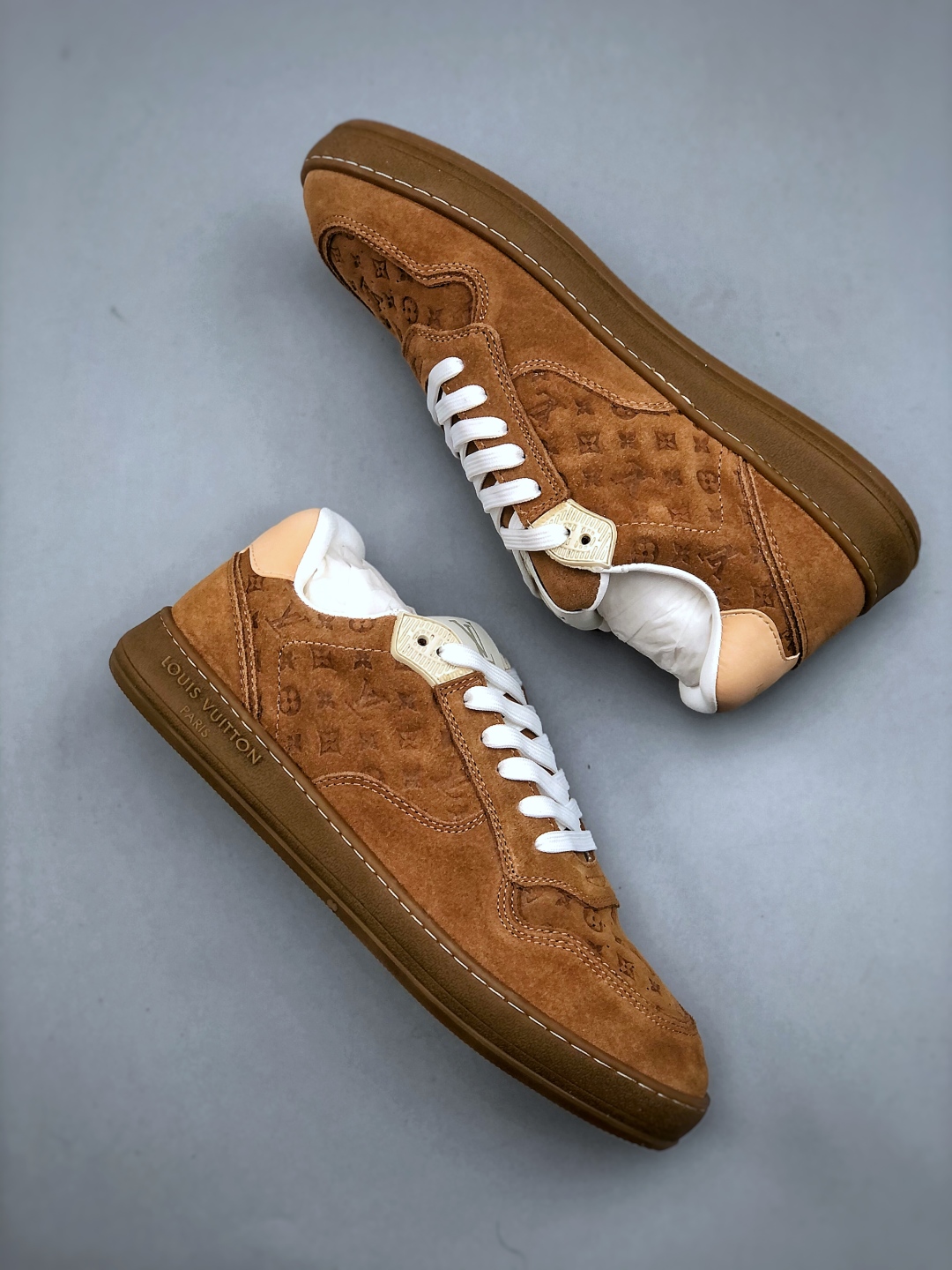 东莞纯原 原版开发 市售目前最顶歪货 LOUIS VUITTON 2025 秋冬男士系列 Classic 牛皮革 圆头系带 低帮 生活休闲鞋