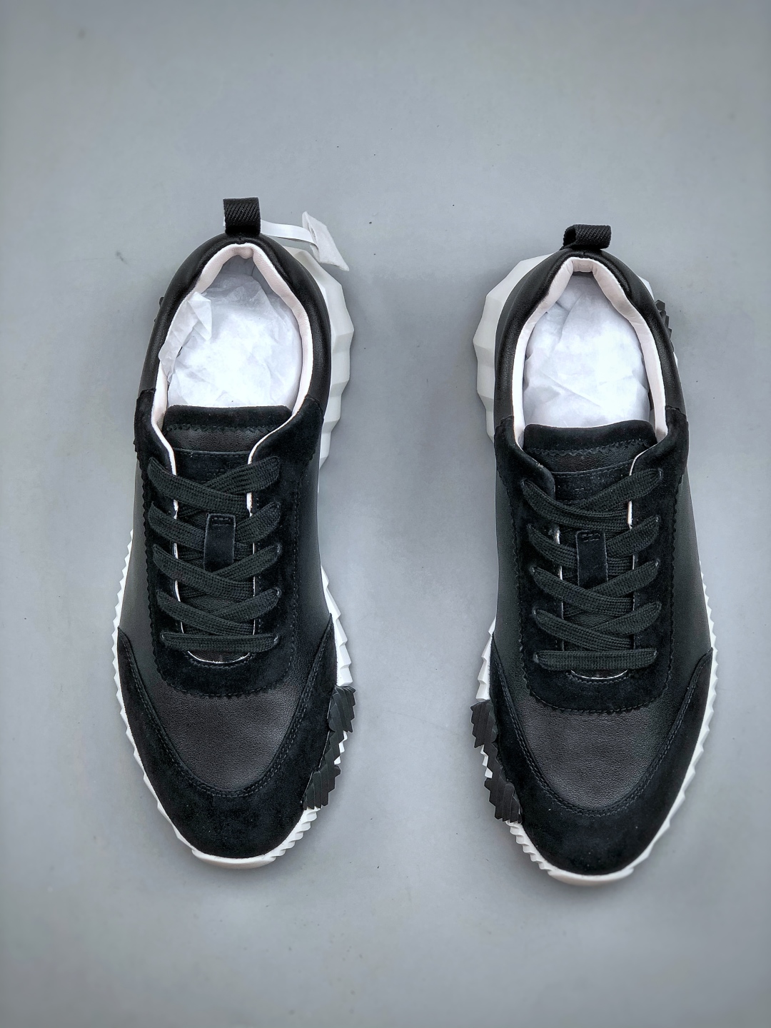 顶配礼盒版 Hermes 爱马仕 Bouncing 老钱风 皮面款 低帮休闲鞋