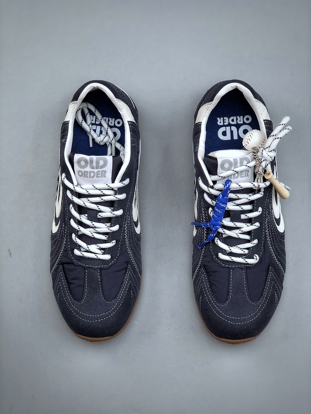 OLD ORDER Turbo-Lite芭蕾复古德训鞋 海军蓝白配色超适合夏天 O2320814