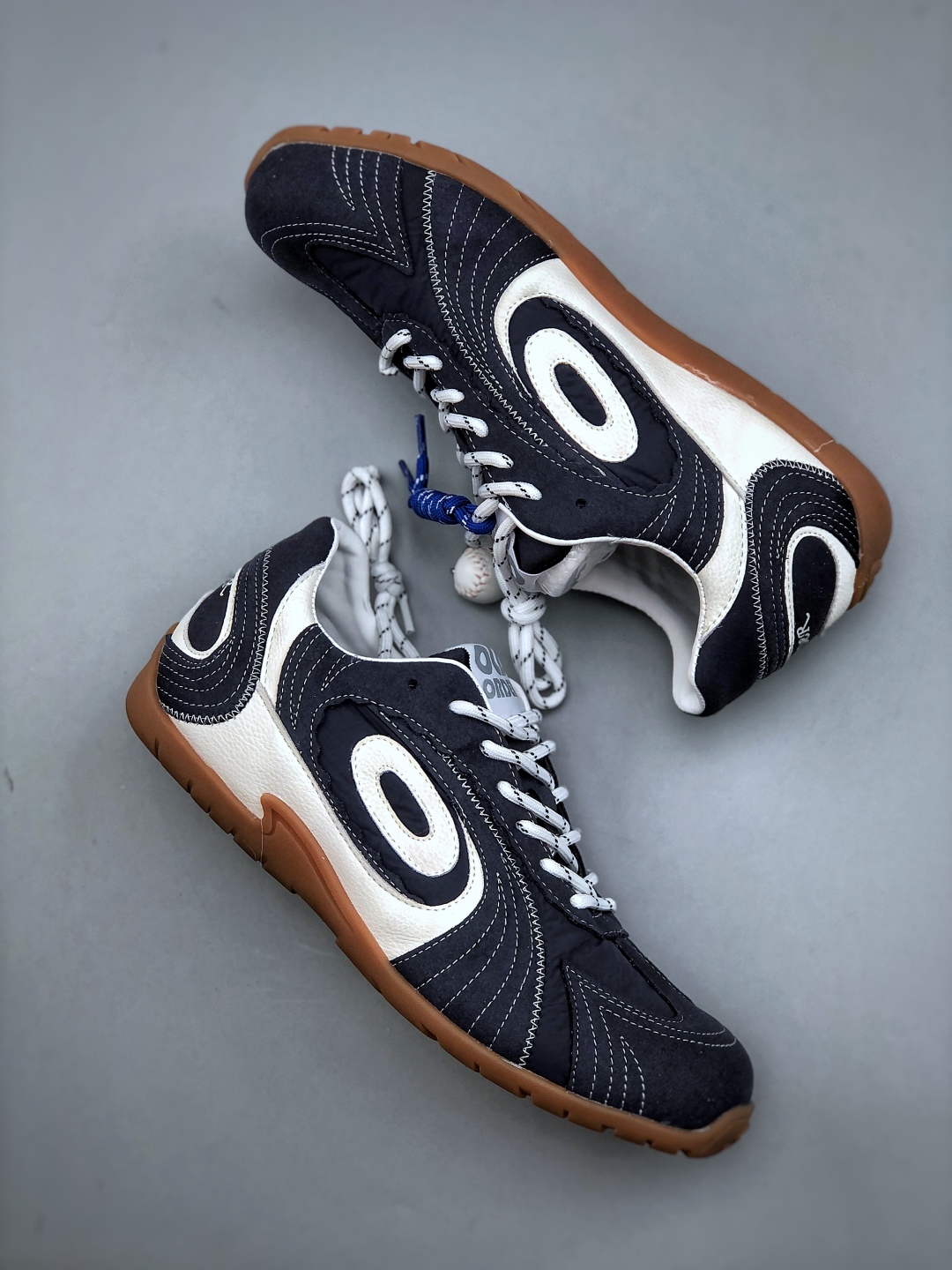 OLD ORDER Turbo-Lite芭蕾复古德训鞋 海军蓝白配色超适合夏天 O2320814