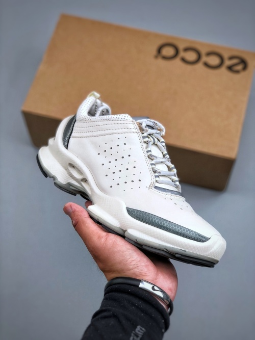 Ecco Men's Lightweight Breathable Lace-Up Sneakers - Versatile Running Shoes 1 Ecco Men's Lightweight Breathable Lace-Up Sneakers - Versatile Running Shoes