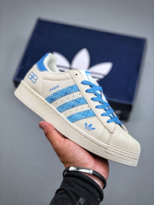 Adidas Originals Superstar x Balenciaga "Paris" Collab Sneakers 1 Adidas Originals Superstar x Balenciaga "Paris" Collab Sneakers