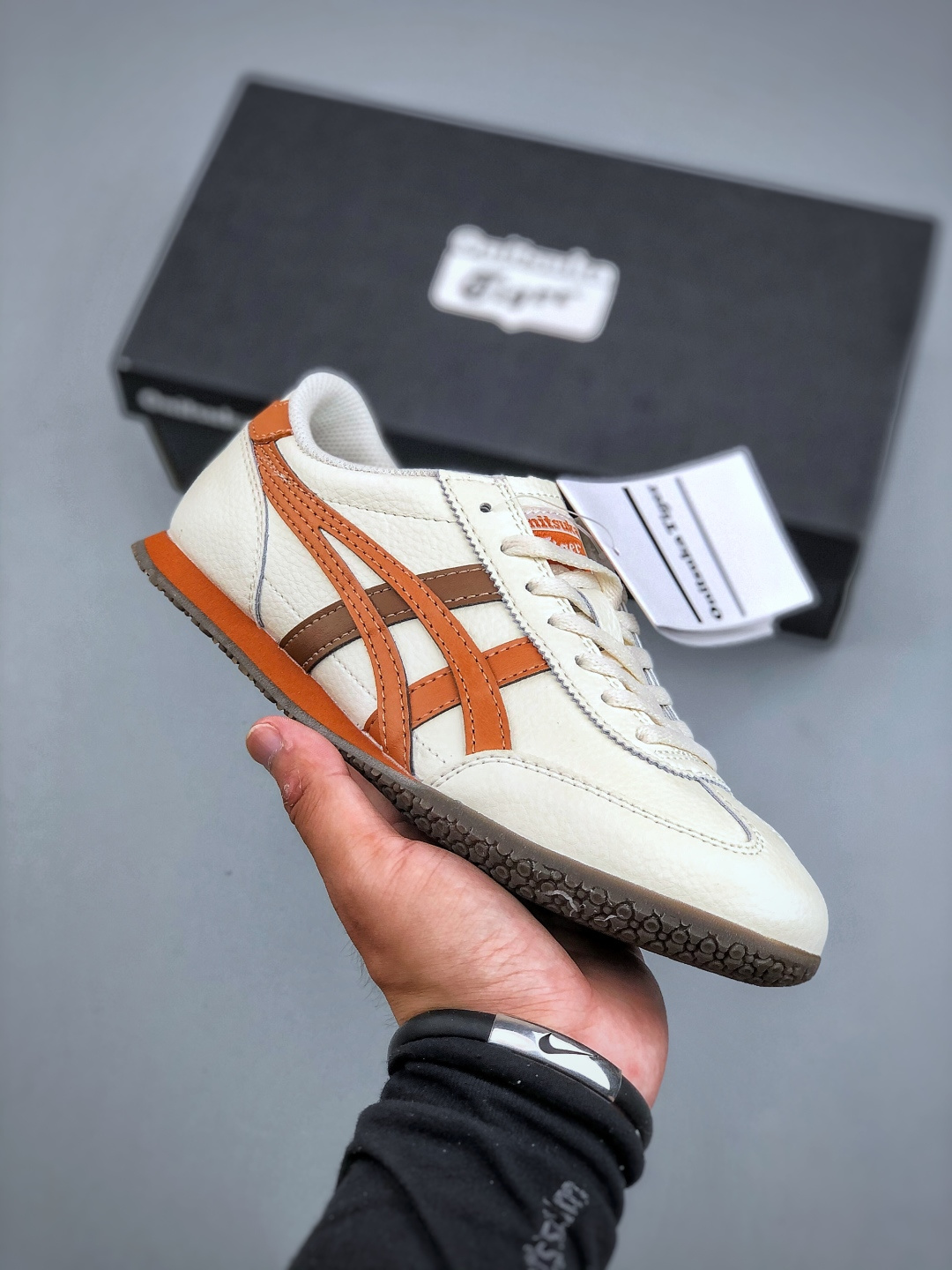 💰280 Onitsuka Tiger鬼塚虎 MACHU RACER 舒适 防滑耐磨 低帮板鞋 1183B770.-109 尺码：36-45（半）
