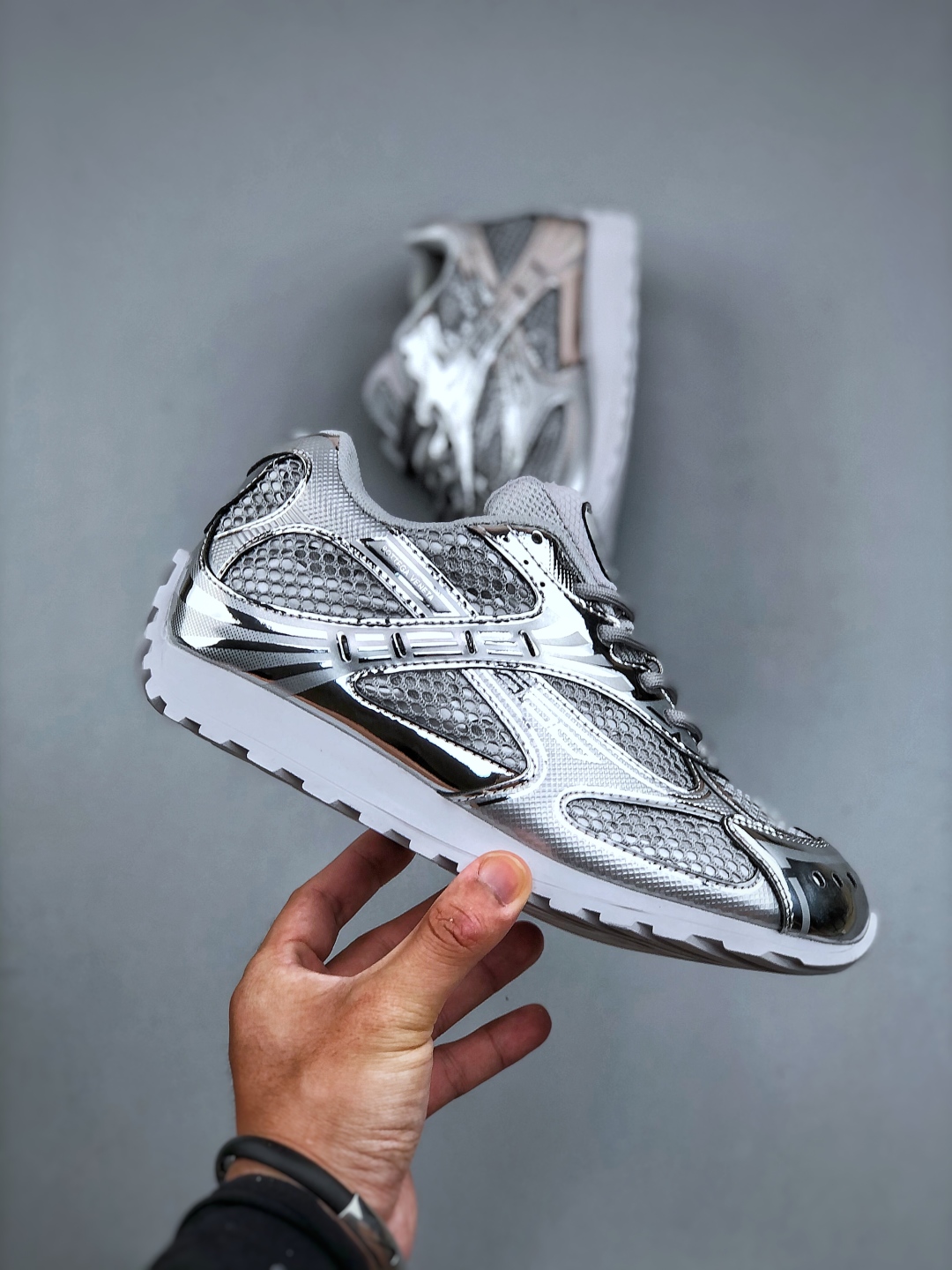 意大利奢侈品牌-宝缇嘉/葆蝶家-Bottega Veneta Orbit Lace-up Runner BV葆蝶家时尚休闲王一博同款老爹鞋运动鞋