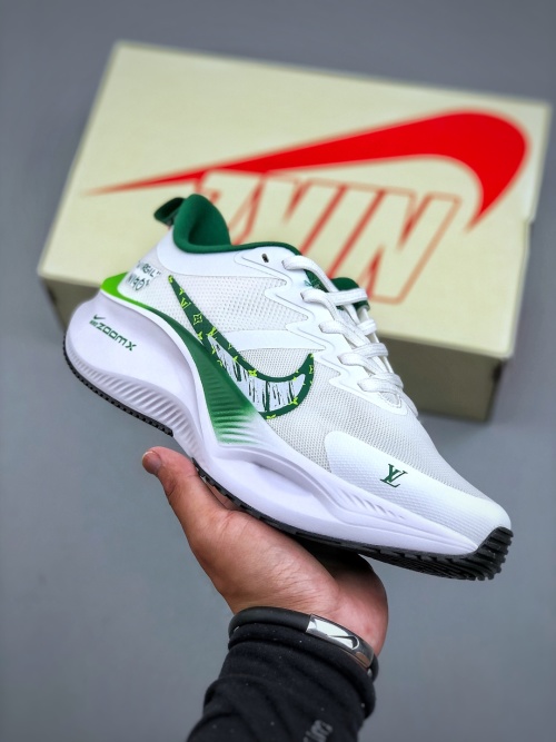 Nike Zoom Plus White and Green Running Shoes - Enhanced Stability and Style 1 Nike Zoom Plus White and Green Running Shoes - Enhanced Stability and Style