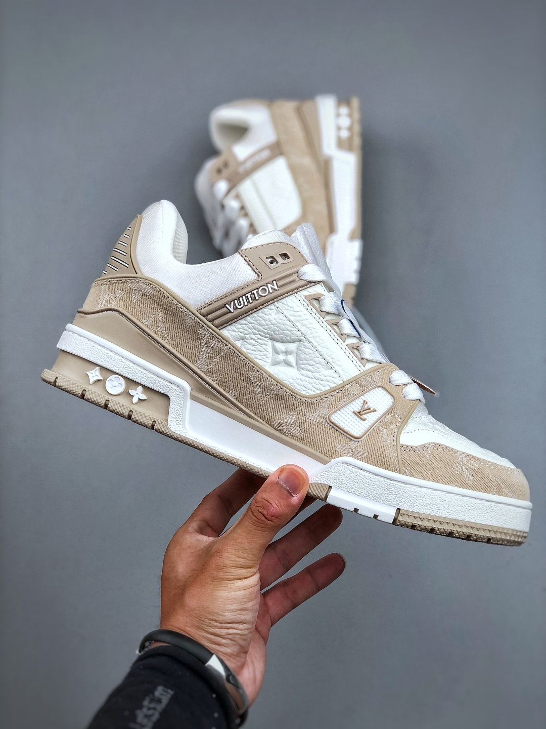Tyler x Louis Vuitt路易威登 LV Trainer 联名款 低帮休闲板鞋
