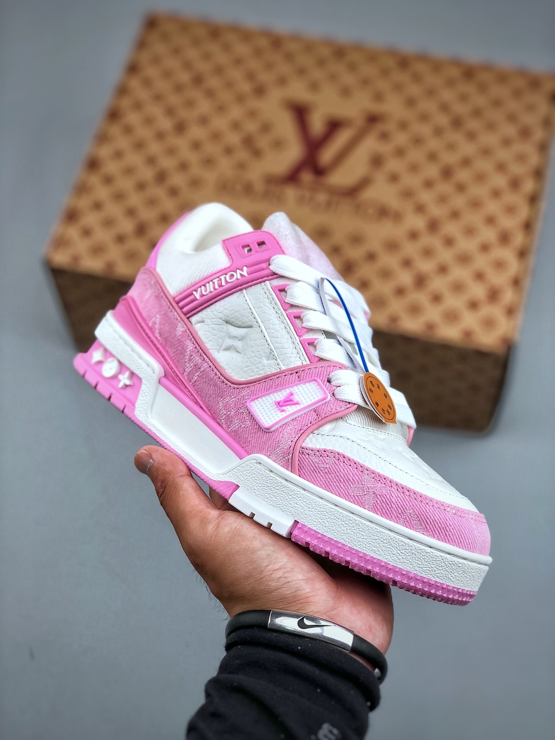 Tyler x Louis Vuitt路易威登 LV Trainer 联名款 低帮休闲板鞋