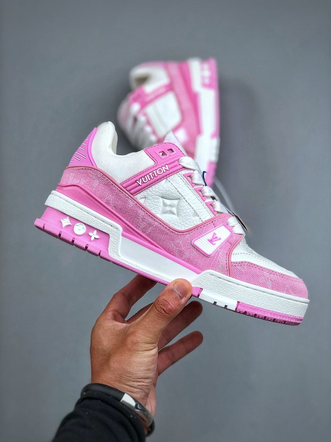 Tyler x Louis Vuitt路易威登 LV Trainer 联名款 低帮休闲板鞋