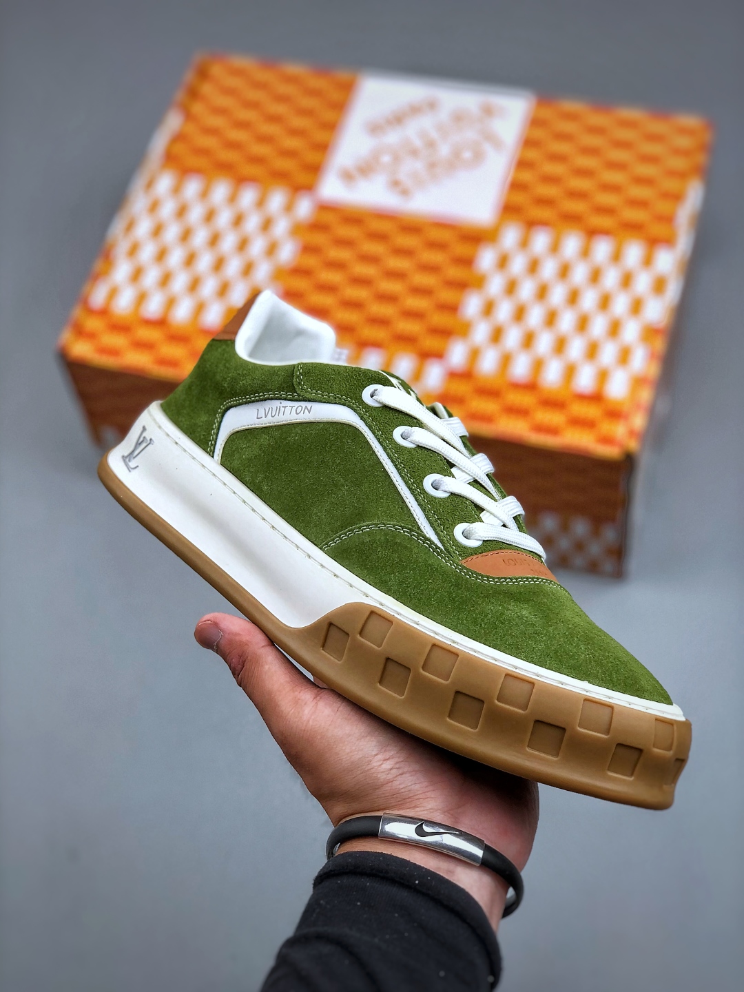 LOUIS VUITTskate sneaker 2025 秋冬男士系列 Classic 牛皮革 圆头系带 低帮 生活休闲鞋