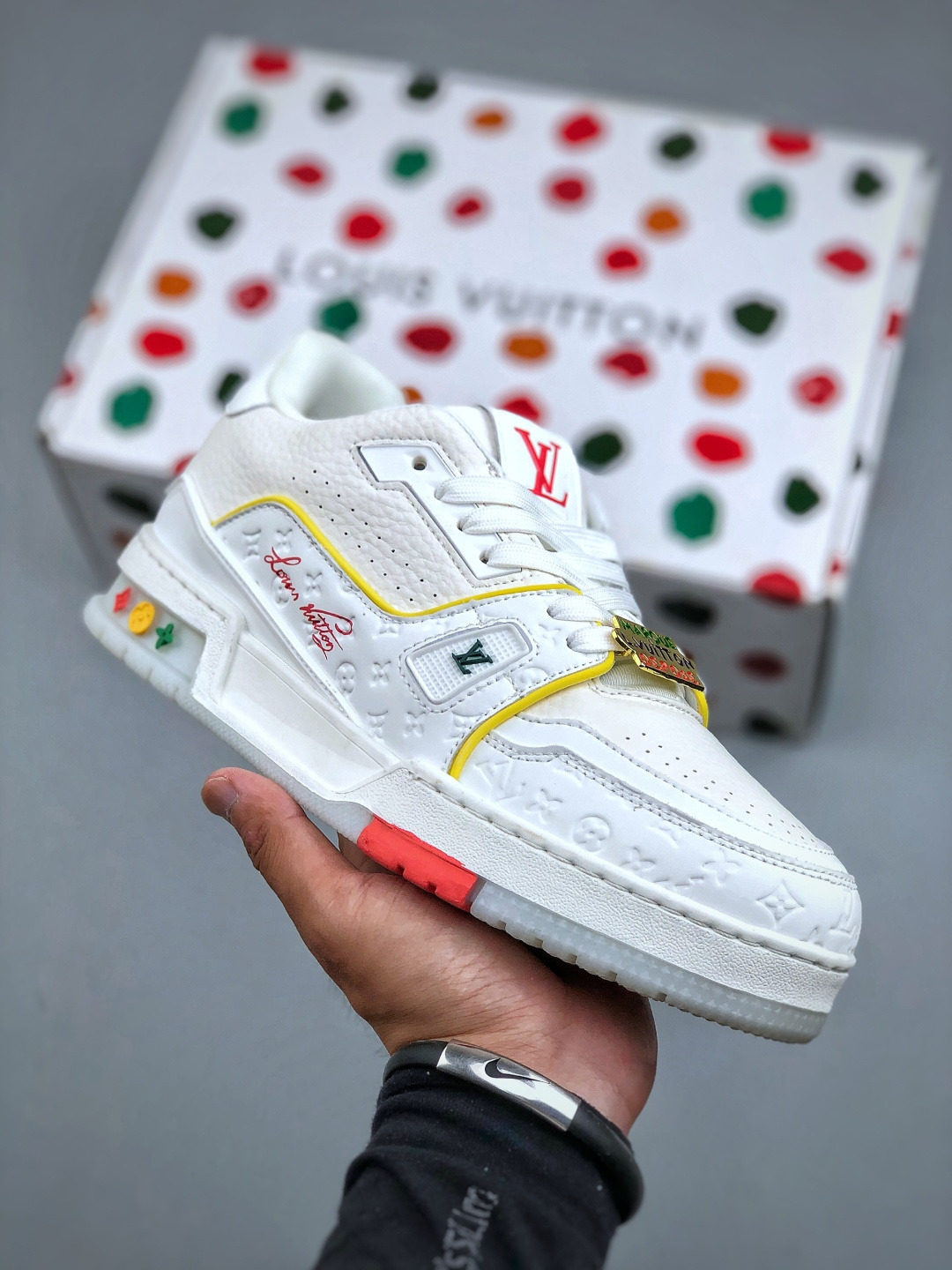 💰 320  性价比版 LV路易威登Louis vuitton Trail Sneaker Low 休闲运动文化百搭篮球板鞋 尺码：36-45