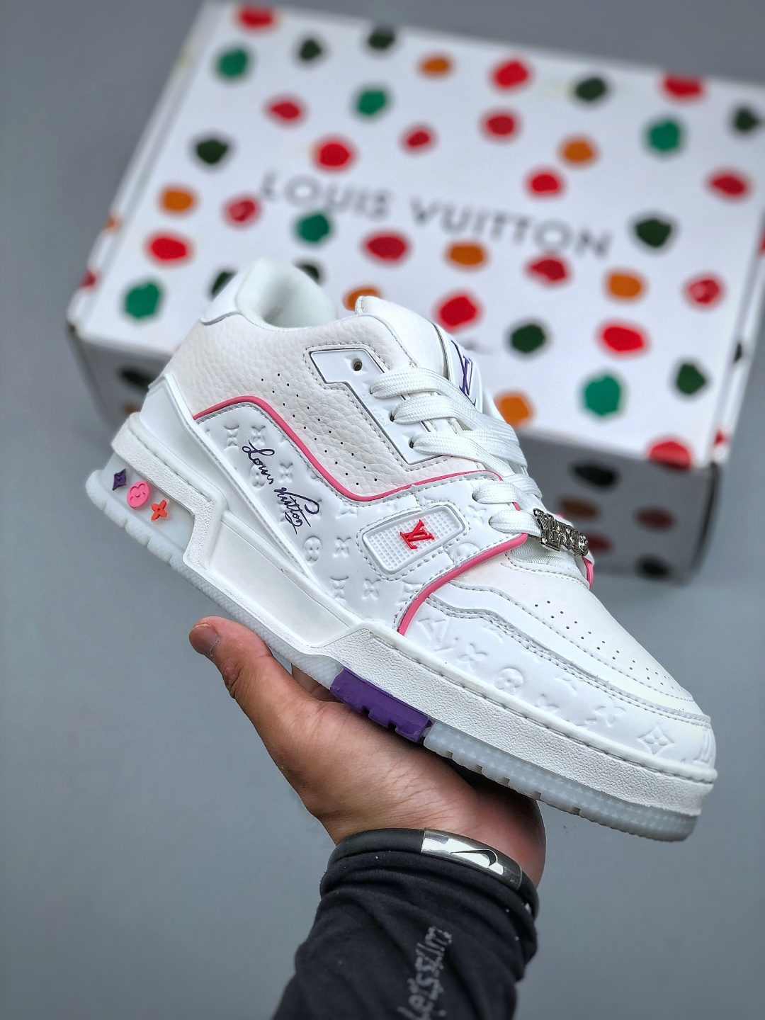 💰320  性价比 LV路易威登Louis vuitton Trail Sneaker Low 休闲运动文化百搭篮球板鞋 尺码：36-45