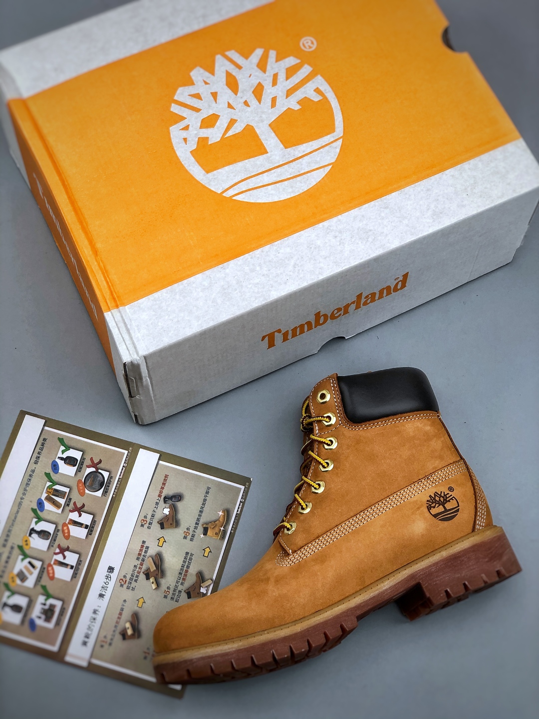 添柏岚/天伯伦Timberland 6 Inch Leather Boots添柏岚经典户外6英寸大黄靴“OG麦黄黑” TB010061-713