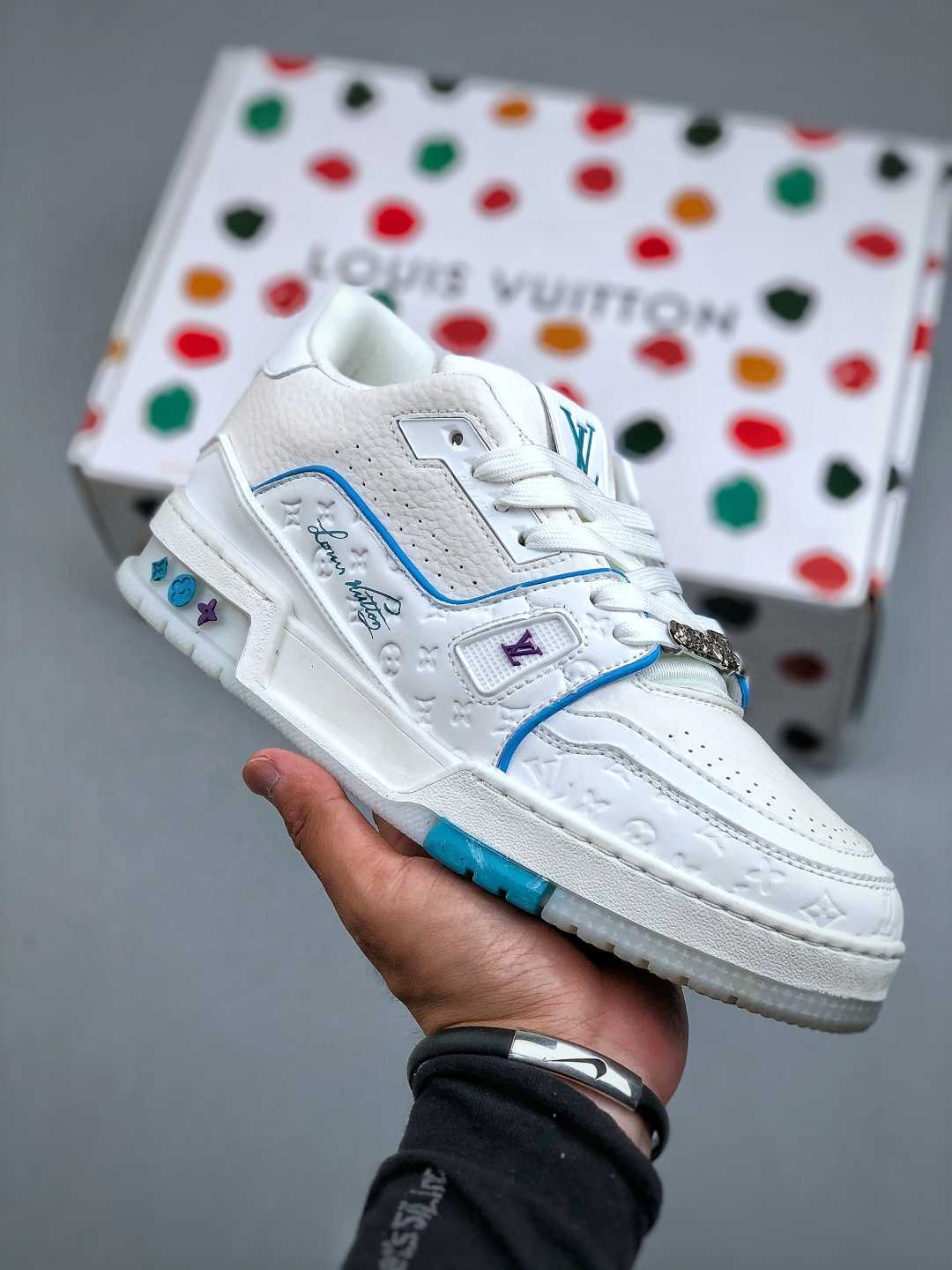 💰320   性价比版 LV路易威登Louis vuitton Trail Sneaker Low 休闲运动文化百搭篮球板鞋 尺码：36-45