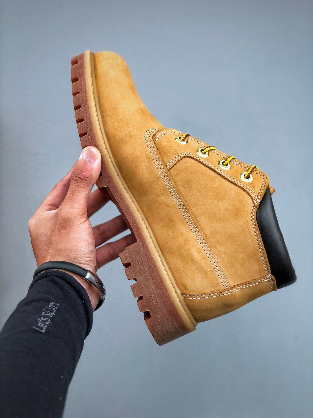 添柏岚／天伯伦Timberland Fatigue Chukka Nubuck Boots经典户外短筒百搭工装马丁靴“麦黄黑”