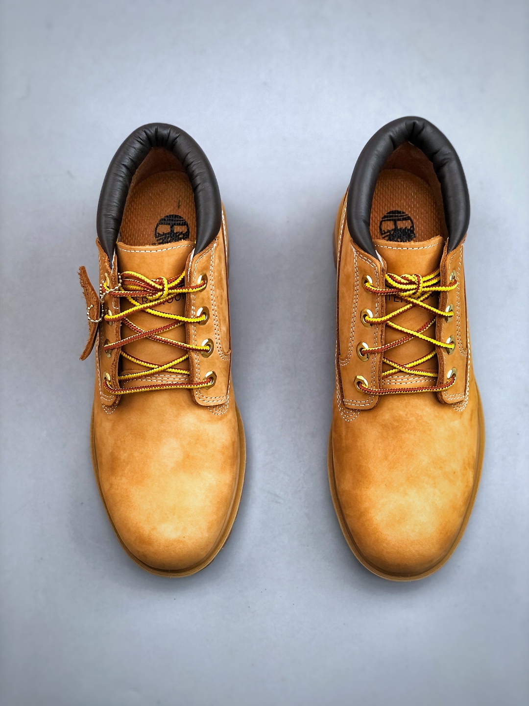 添柏岚／天伯伦Timberland Fatigue Chukka Nubuck Boots经典户外短筒百搭工装马丁靴“麦黄黑”