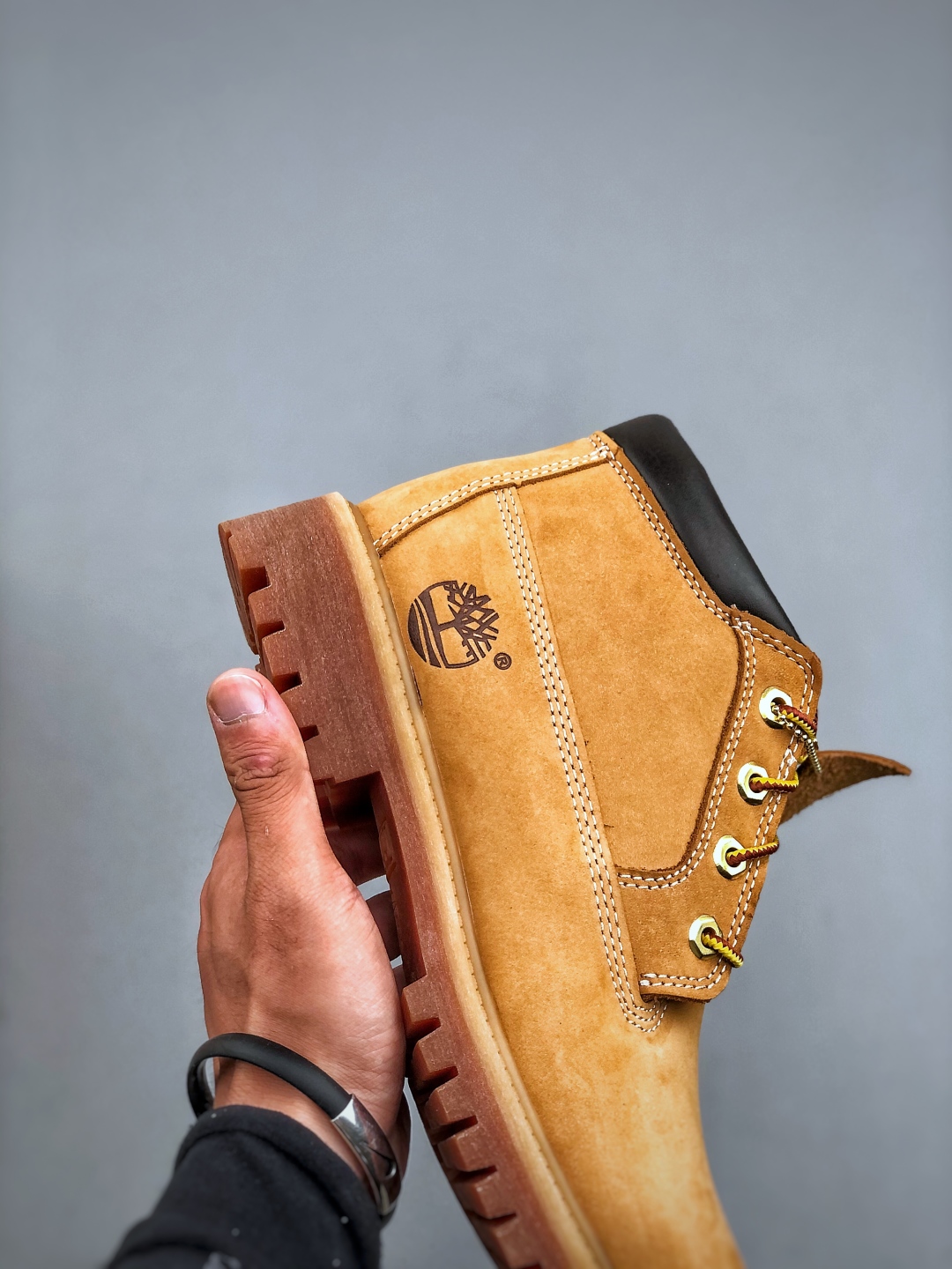添柏岚／天伯伦Timberland Fatigue Chukka Nubuck Boots经典户外短筒百搭工装马丁靴“麦黄黑”