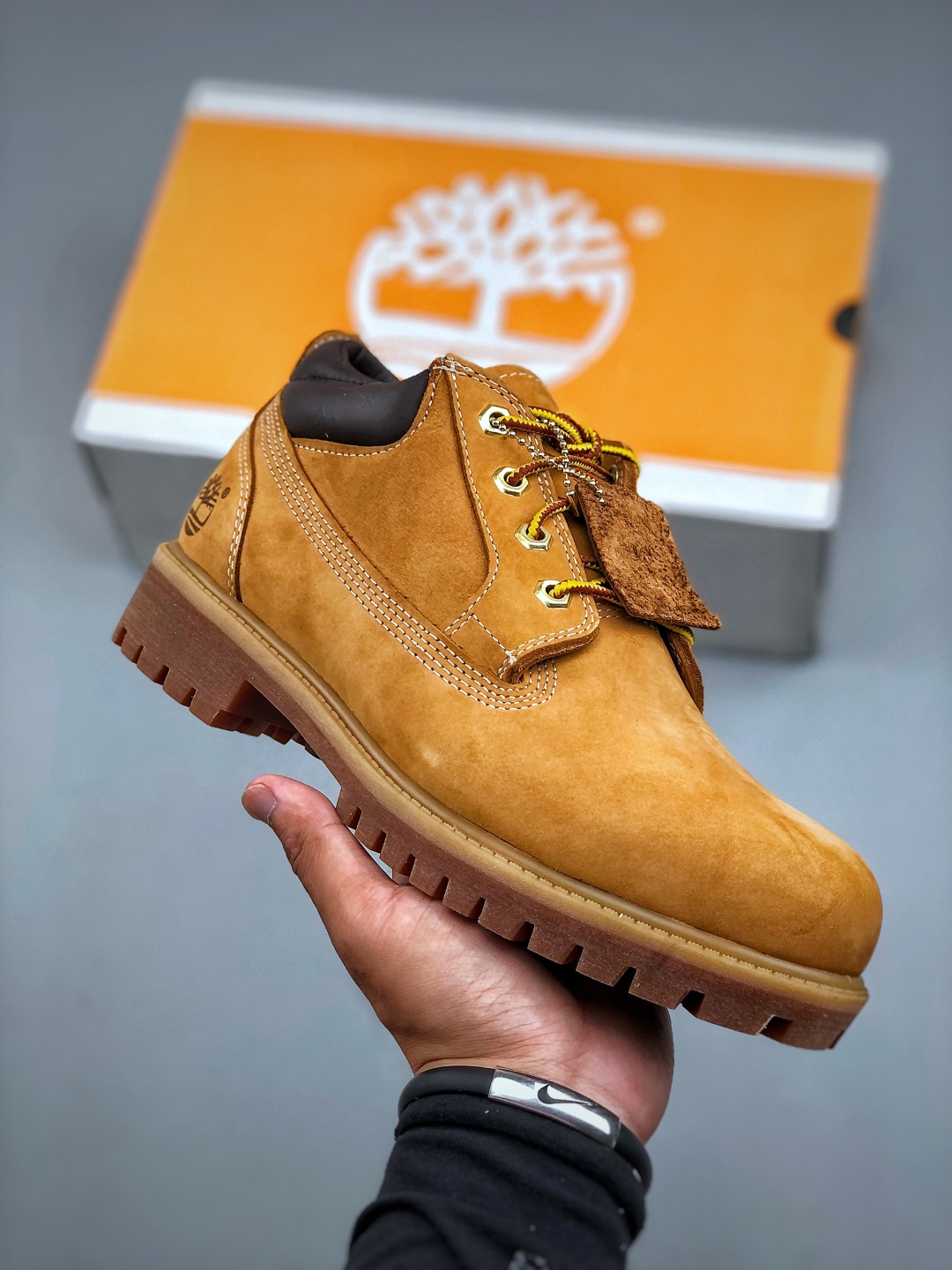 应季而归 全球领先户外品牌·添柏岚／天伯伦Timberland Men’s Classic Oxford Waterproof Boots男款低帮防水沙漠工装休闲马丁低靴