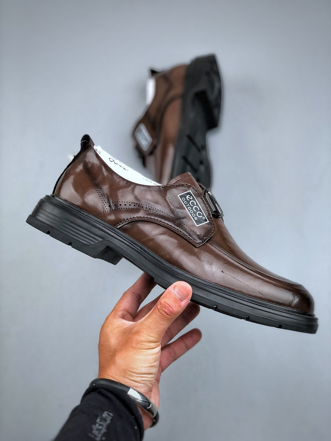 300 ECCO爱步 小红书爆款 新款百搭休闲款 Ecco/爱步男士皮鞋