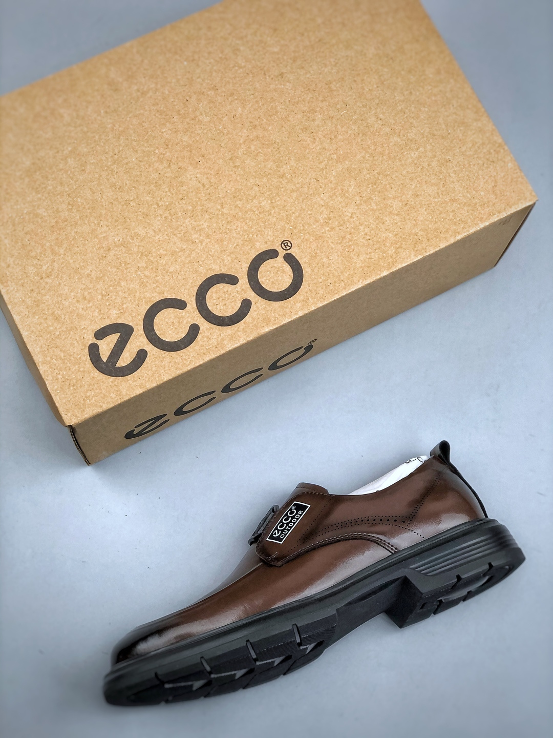 300 ECCO爱步 小红书爆款 新款百搭休闲款 Ecco/爱步男士皮鞋