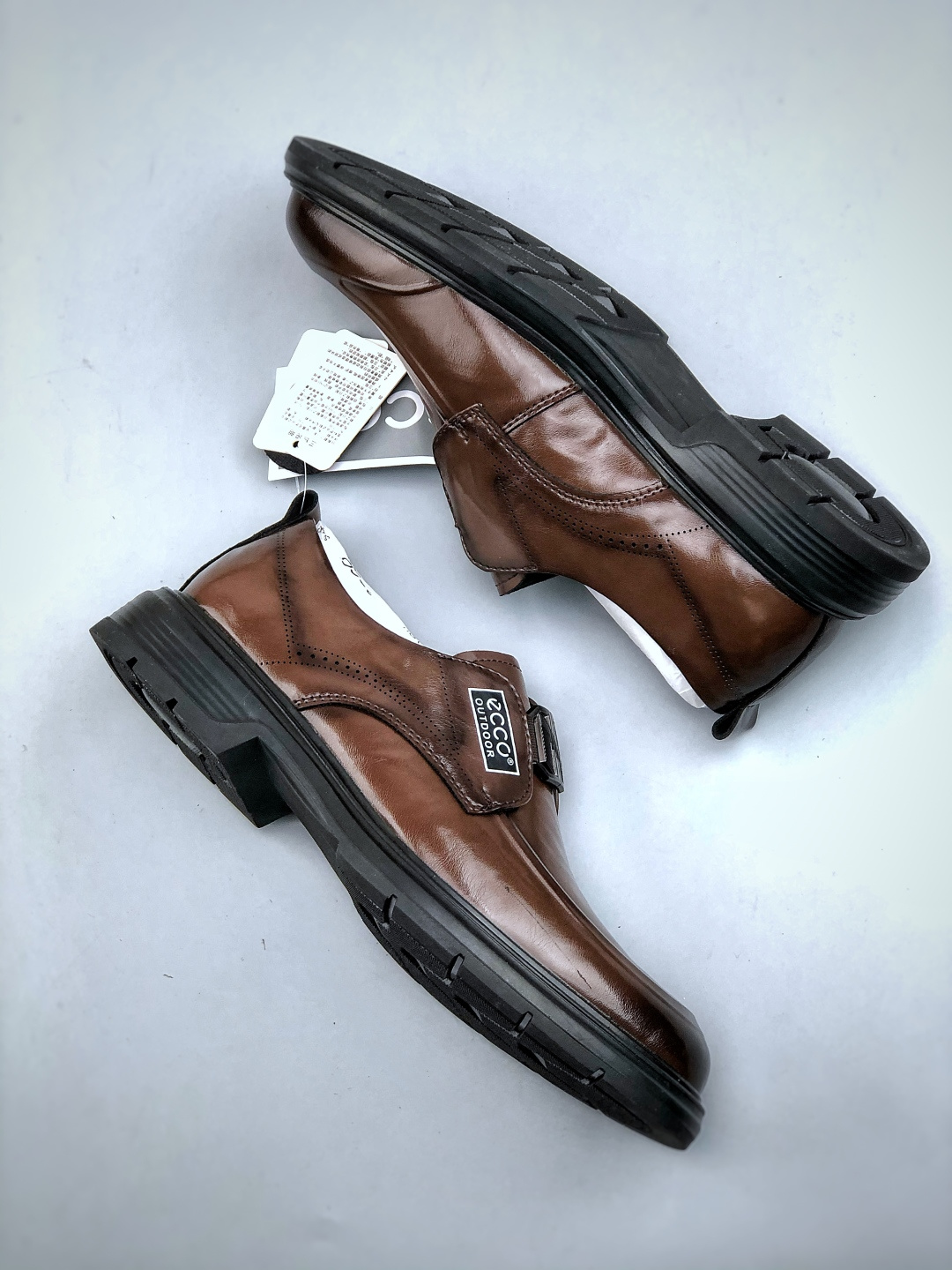 300 ECCO爱步 小红书爆款 新款百搭休闲款 Ecco/爱步男士皮鞋