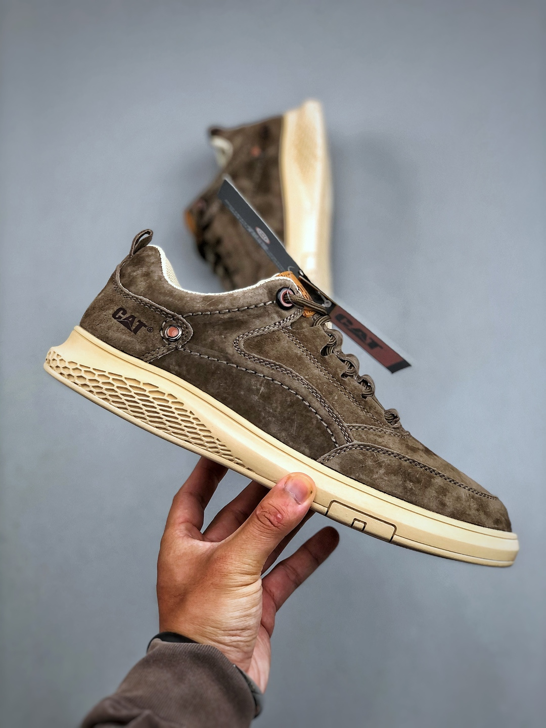 25年秋冬款CAT硬汉推土机品牌·卡特Tramp Hike Low款户外休闲系带男鞋 25年秋冬款CAT硬汉推土机品牌·卡特Tramp Hike Low款户外休闲系带男鞋