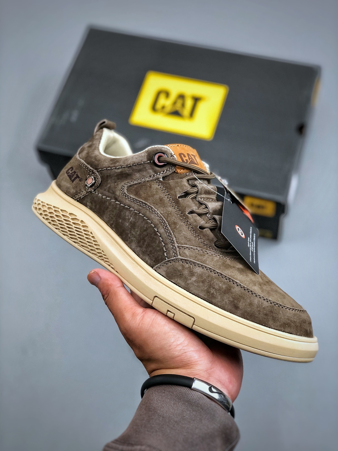 25年秋冬款CAT硬汉推土机品牌·卡特Tramp Hike Low款户外休闲系带男鞋 25年秋冬款CAT硬汉推土机品牌·卡特Tramp Hike Low款户外休闲系带男鞋