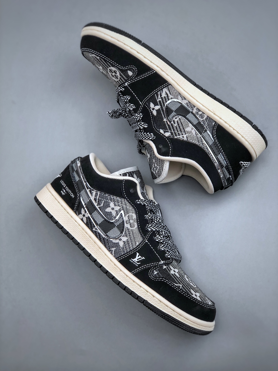 Nike Air Jordan 1 Low x Louis Vuitton Custom Sneakers - Limited Edition 10 cmp i1756933456730 7982 0 8