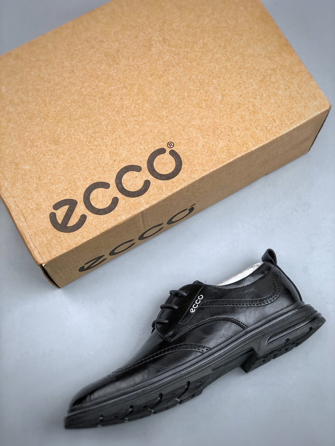 。 ECCO爱步 小红书爆款 新款百搭休闲款 Ecco/爱步男士皮鞋