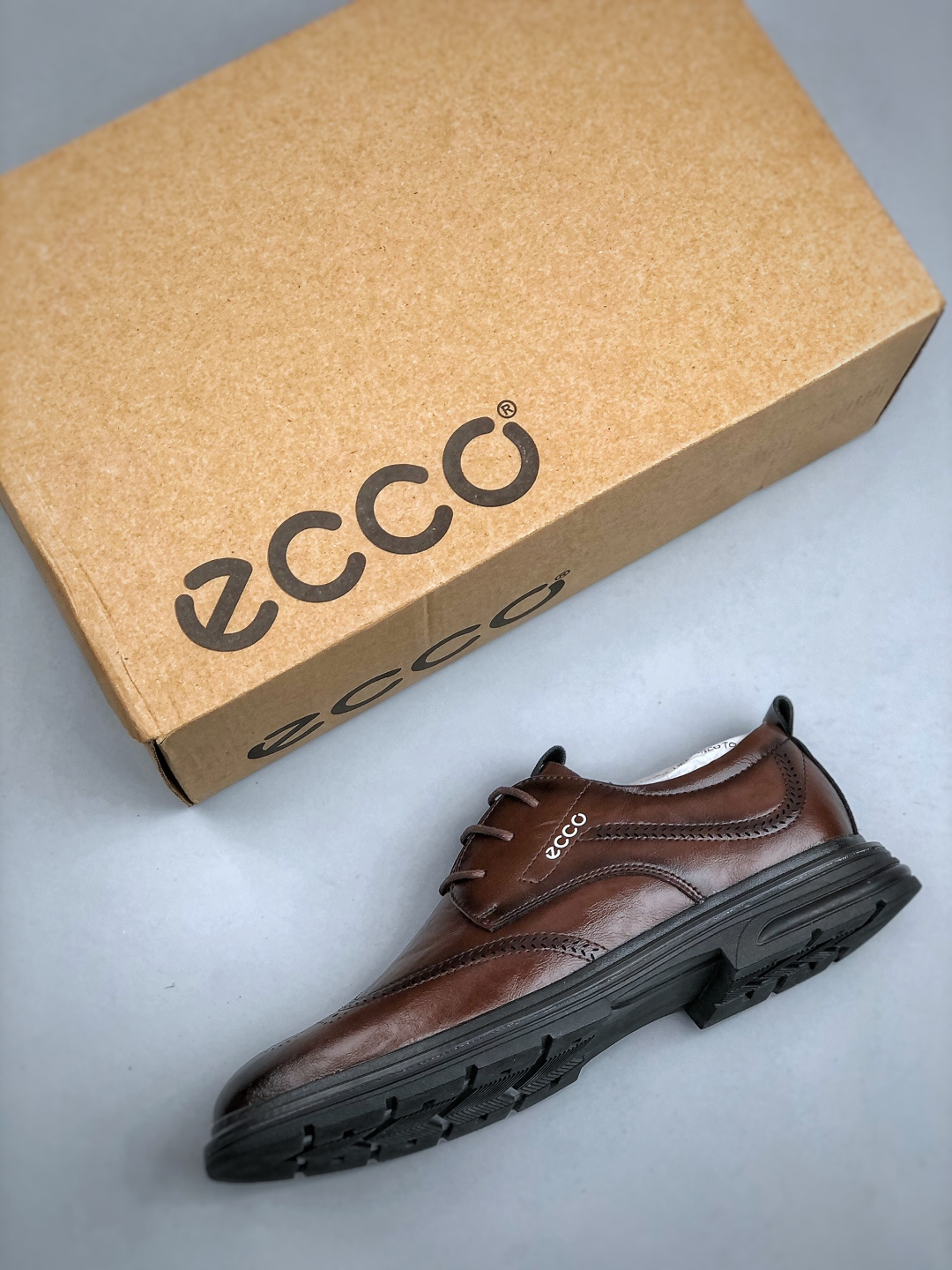 280 E/ECCO爱步 小红书爆款 新款百搭休闲款 Ecco/爱步男士皮鞋