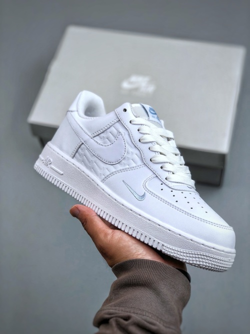 Nike Air Force 1 '07 Low White Casual Sneakers IH4475-100 - Size 36-45 1 Nike Air Force 1 '07 Low White Casual Sneakers IH4475-100 - Size 36-45