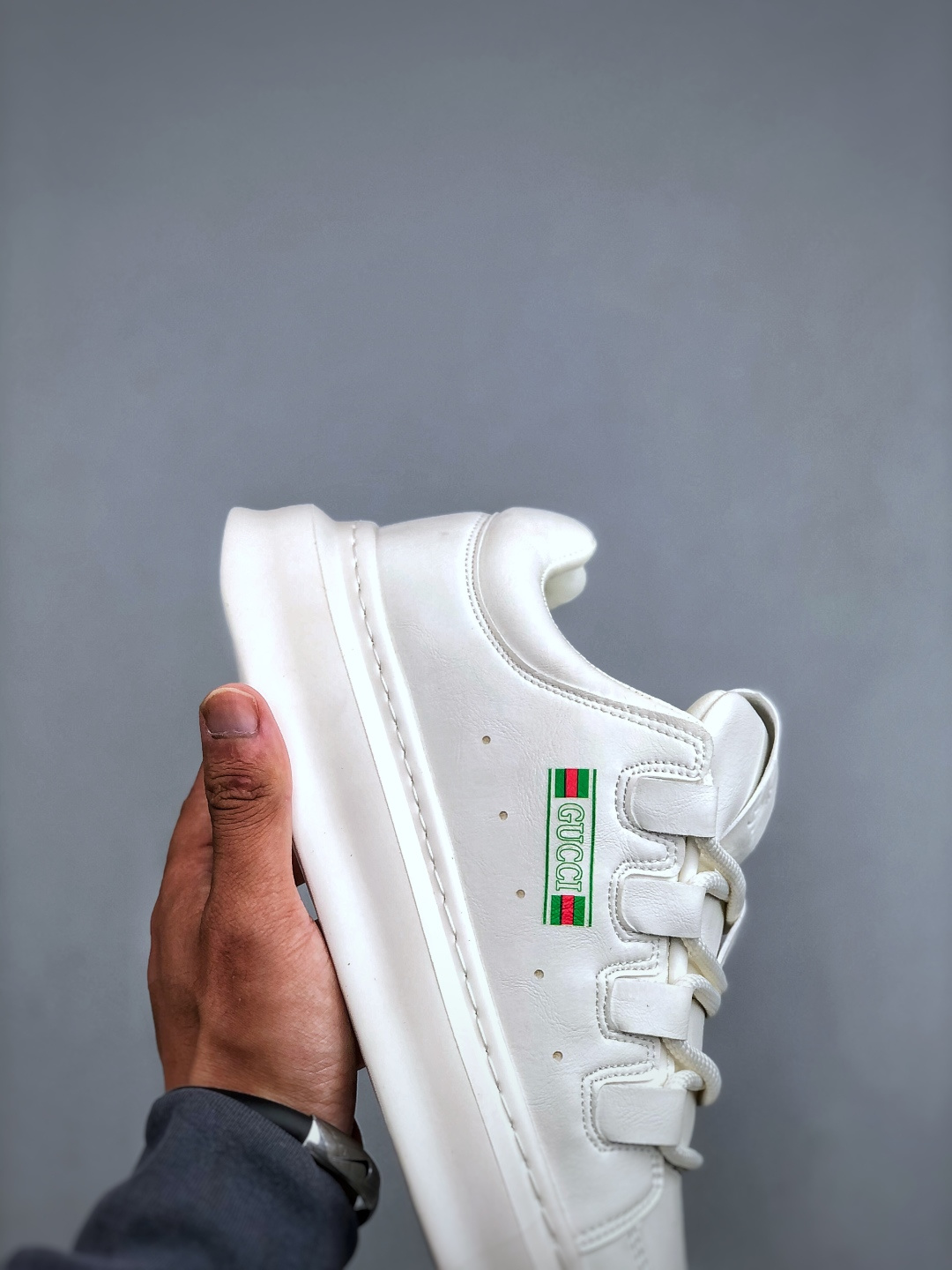 260 Gucci 轻奢单品 广东品质原厂 高奢古驰Gucci BIOM FJUEL Blazo Low cut lace休闲潮鞋系列